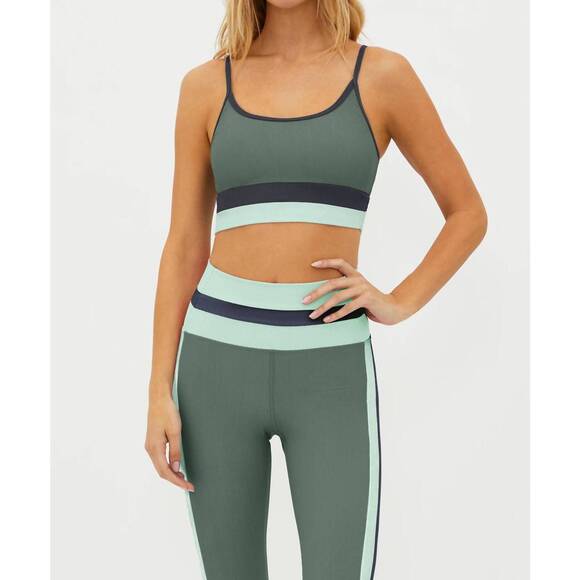 NEW BEACH RIOT eva & emmy ribbed color‑block bikini top - Picture 5 of 6